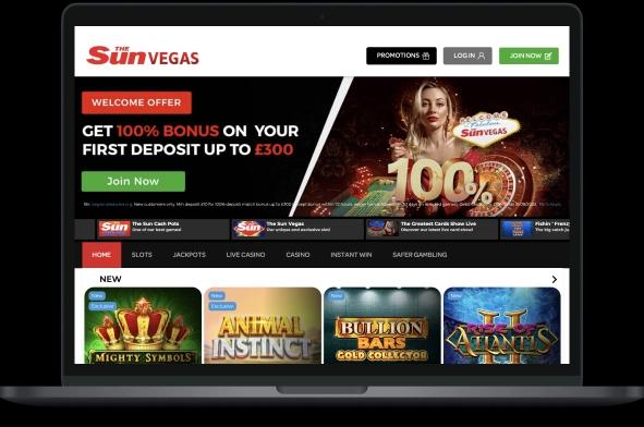 Sun Vegas Casino Desktop